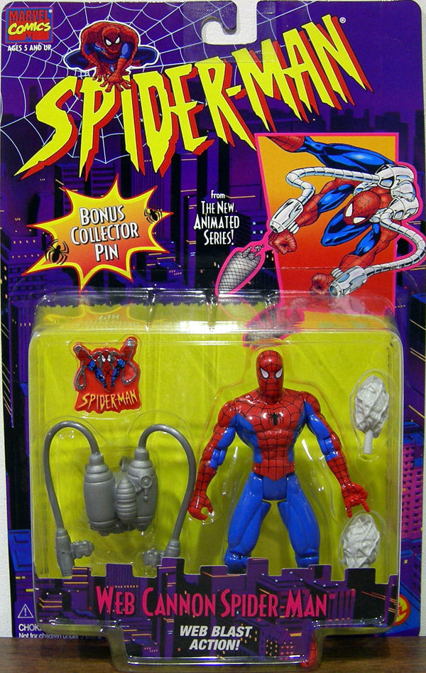 Spider Man Web Cannon Spider Man Marvel Toy Biz 1995