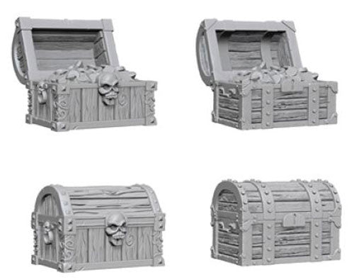 Pathfinder Battles Deep Cuts Unpainted Miniatures: Chests - Dungeons and Dragons - The Hooded Goblin