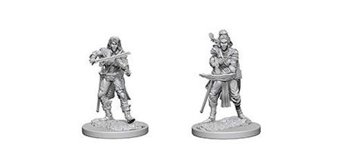 Pathfinder Battles Deep Cuts Unpainted Miniatures: Elf Female Bard (2) - Roleplaying Games - The Hooded Goblin