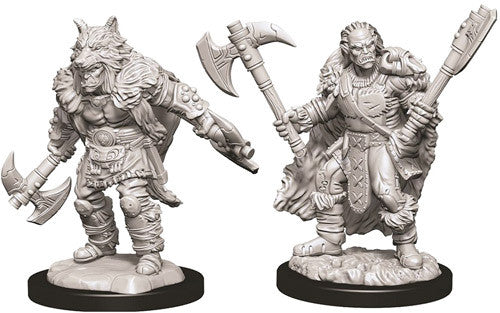 D&D Nolzur'S Marvelous Unpainted Miniatures: Male Half-Orc Barbarian - Roleplaying Games - The Hooded Goblin