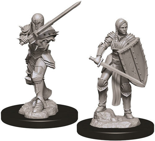 D&D Nolzur'S Marvelous Unpainted Miniatures: Female Human Fighter - Roleplaying Games - The Hooded Goblin