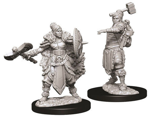 D&D Nolzur'S Marvelous Unpainted Miniatures: Female Half-Orc Barbarian - Roleplaying Games - The Hooded Goblin