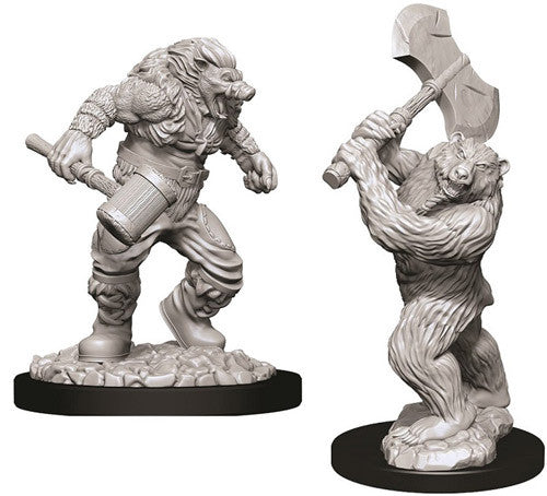 D&D Nolzur'S Marvelous Unpainted Miniatures: Wereboar & Werebear - Roleplaying Games - The Hooded Goblin