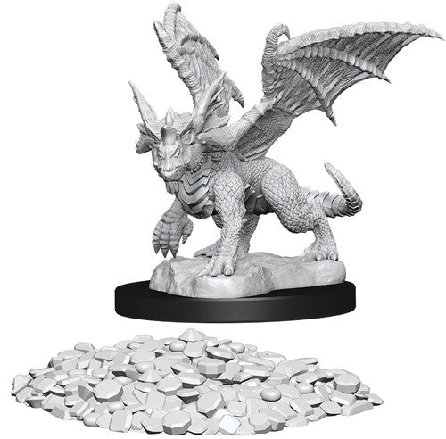 D&D Nolzur'S Marvelous Unpainted Miniatures: Blue Dragon Wyrmling (2) - Roleplaying Games - The Hooded Goblin