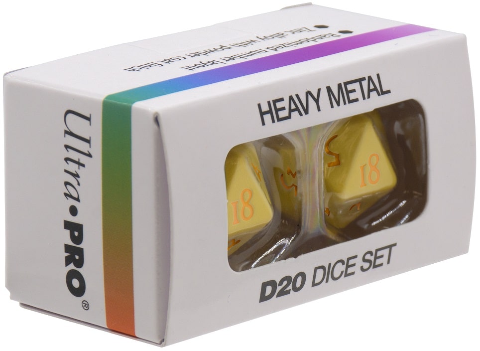 Dice Heavy Metal - Vivid Yellow